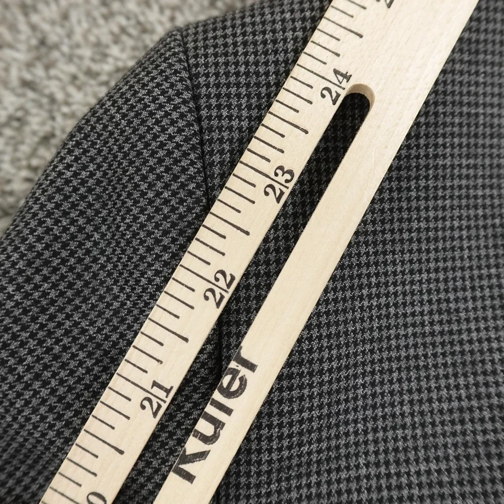 NEW Stafford Blazer Mens 42R Gray Check Wool Classic‎ Fit Sport Coat Jacket Suit